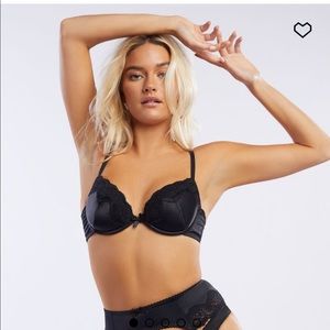 Satin and Lace Push up bra